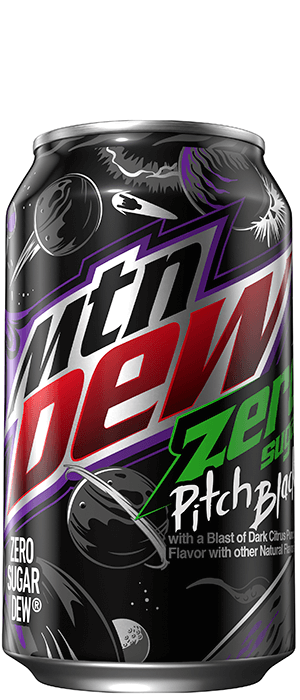 Mtn Dew Pitch Black Zero Sugar