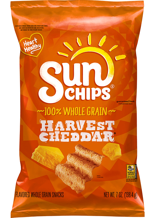 SunChips Flavored Whole Grain Snacks - Harvest Cheddar