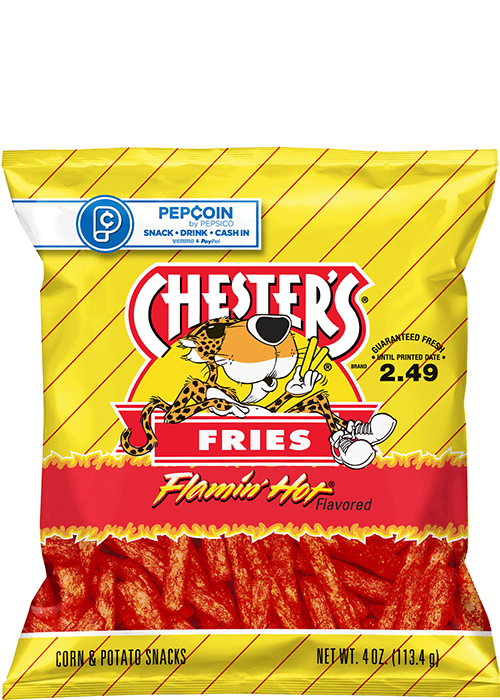 Chester's Fries Corn & Potato Snacks - Flamin' Hot Flavored