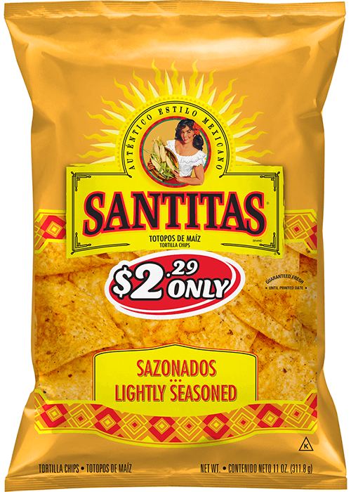 Santitas Tortilla Chips - Lightly Seasoned