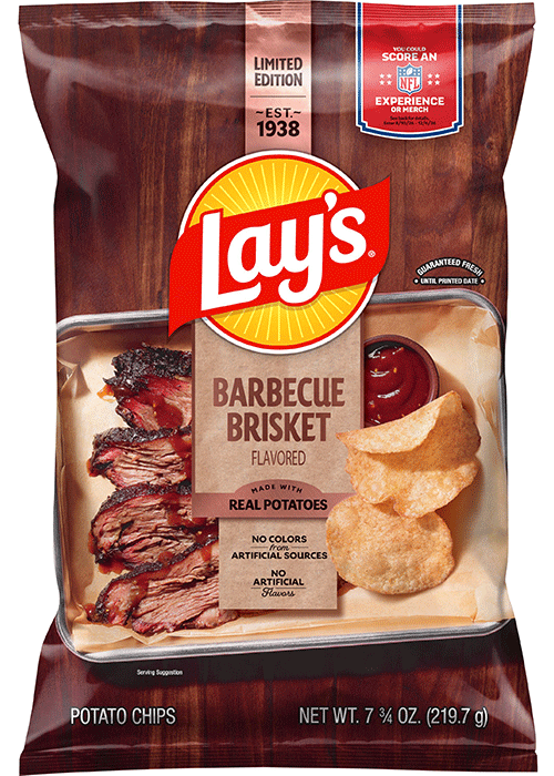 Lay's Potato Chips - Barbeque Brisket Flavored