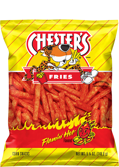 Chester's Fries Corn & Potato Snacks - Flamin' Hot Flavored