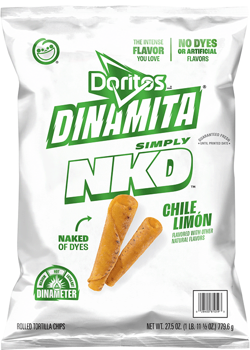 Doritos Dinamita - Simply NKD Rolled Tortilla Chips - Chile Limón
