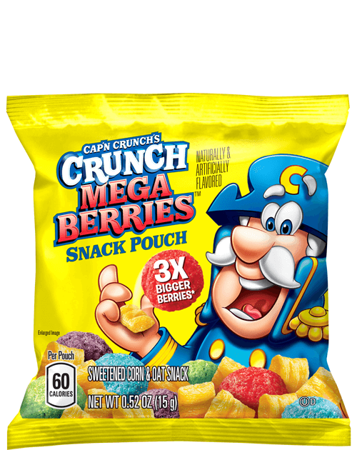 Cap'n Crunch Snack Pouch - Crunch Mega Berries