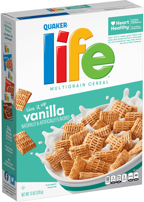 Quaker Life Multigrain Cereal - Vanilla
