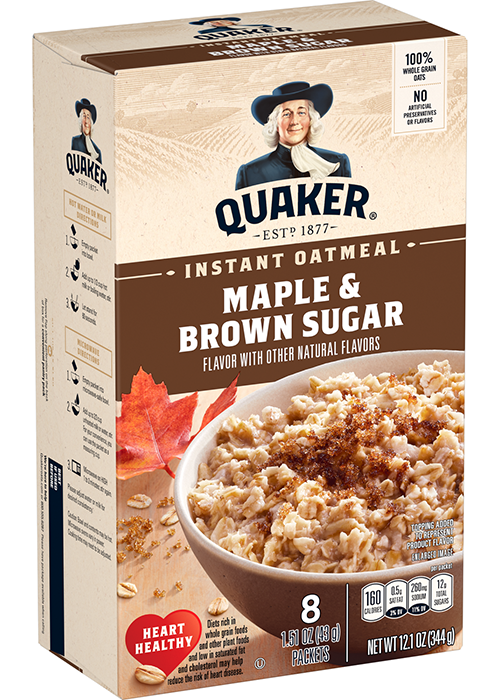 Quaker Instant Oatmeal - Maple & Brown Sugar