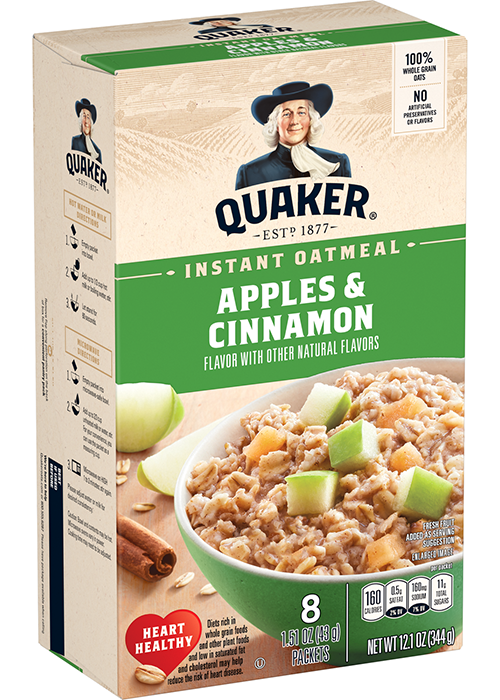 Quaker Instant Oatmeal - Apples & Cinnamon