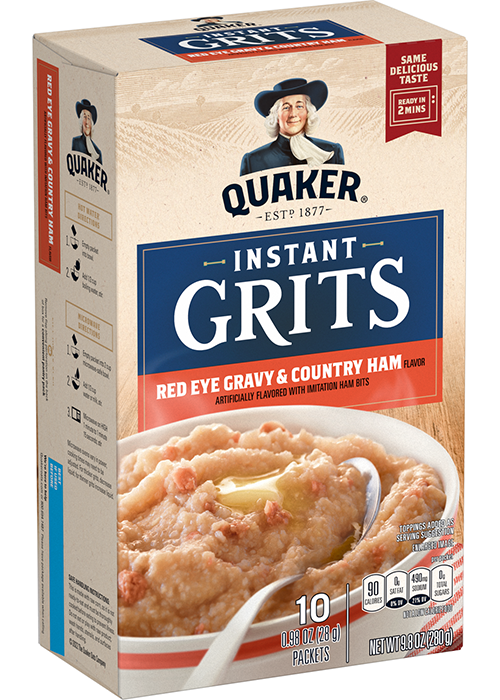 Quaker Instant Grits - Red Eye Gravy & Country Ham
