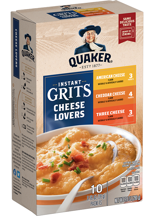 Quaker Instant Grits - Cheese Lovers Variety Pack