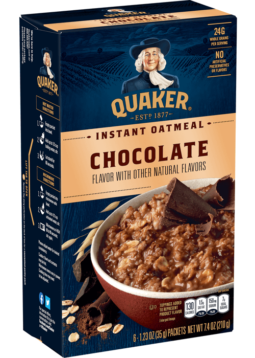 Quaker Instant Oatmeal - Chocolate