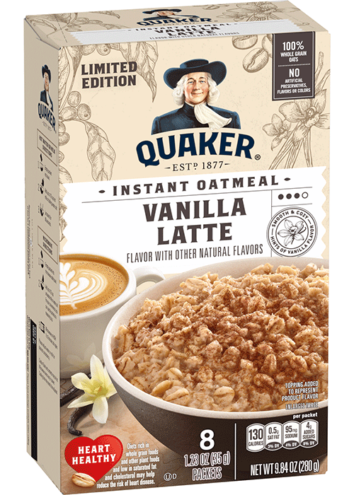 Quaker Instant Oatmeal - Vanilla Latte