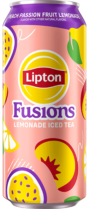 Lipton Fusions Lemonade Iced Tea - Peach Passion Fruit Lemonade