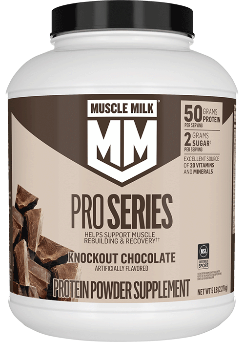 Muscle Milk Pro Series Protein Powder Supplement - Knockout Chocolate