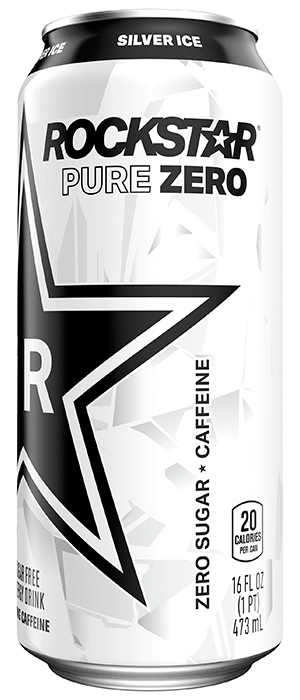 Rockstar Pure Zero - Silver Ice