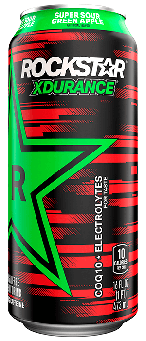 Rockstar XDurance - Super Sour Green Apple