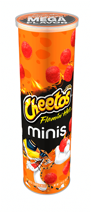 Cheetos Minis Cheese Flavored Snacks - Flamin' Hot Flavored