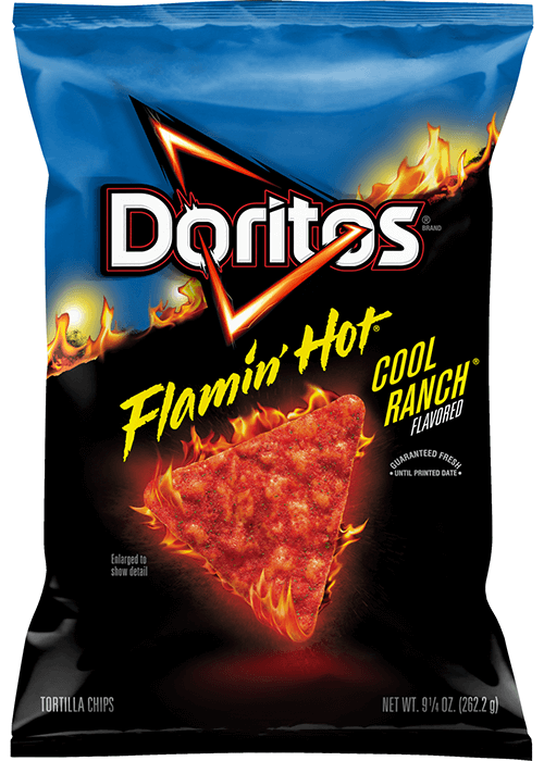 Doritos Flavored Tortilla Chips - Flamin' Hot Cool Ranch