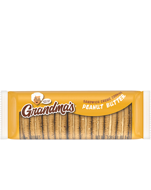 Grandma's Sandwich Crème Cookies - Peanut Butter