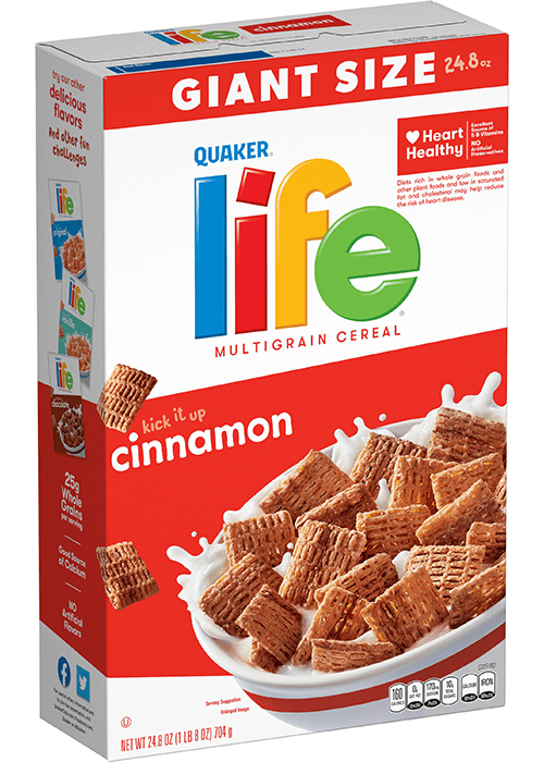 Quaker Life Multigrain Cereal - Cinnamon