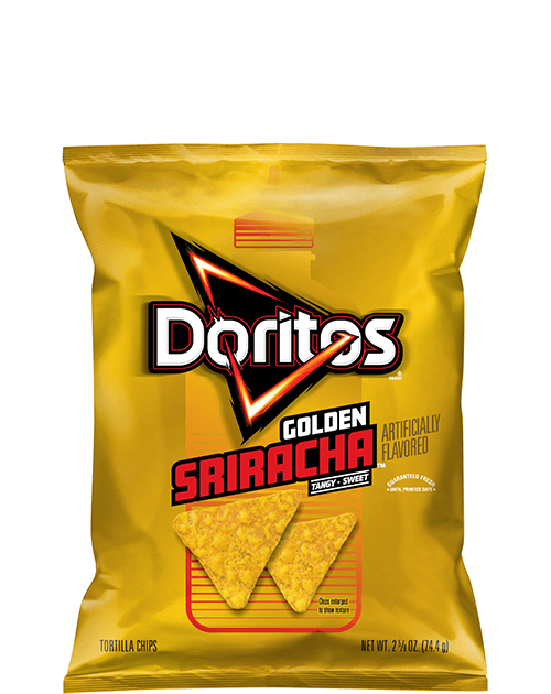 Doritos Tortilla Chips - Golden Sriracha Flavored