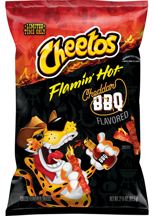 Cheetos Cheese Flavored Snacks - Flamin Hot Cheddar BBQ Flavored