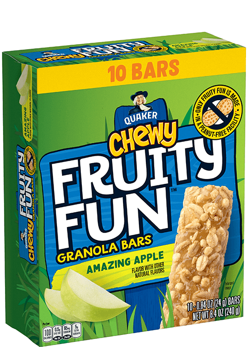 Quaker Chewy Granola Bars - Fruity Fun Amazing Apple