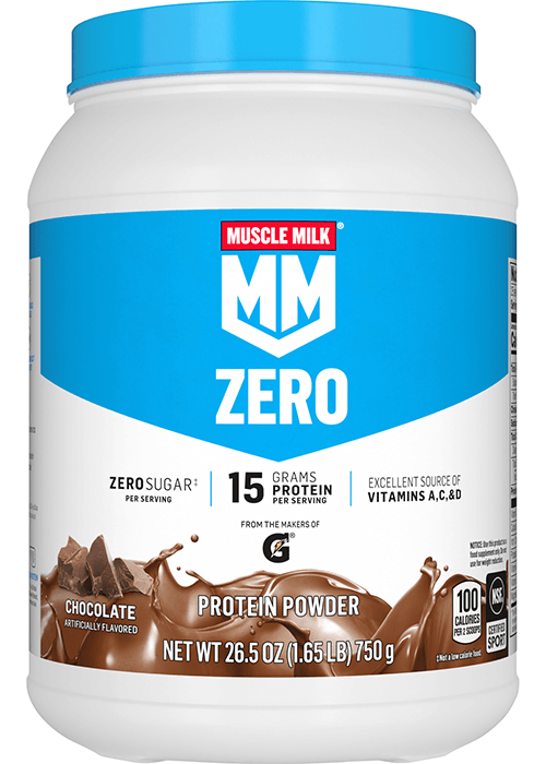 Muscle Milk Zero Sugar Protein Powder - Chocolate