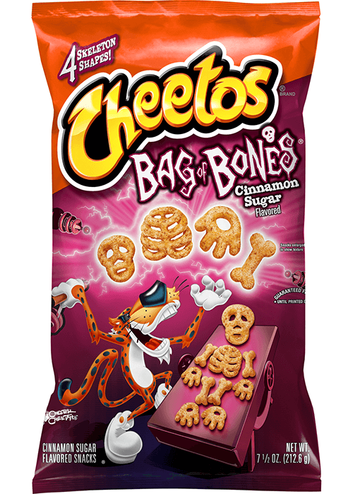 Cheetos Bag of Bones Cinnamon Sugar Flavored Snacks