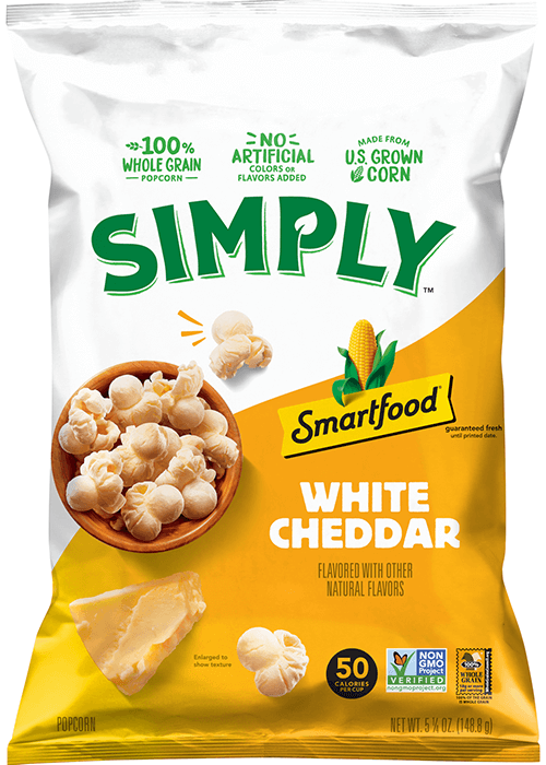Simply Smartfood Popcorn - White Cheddar