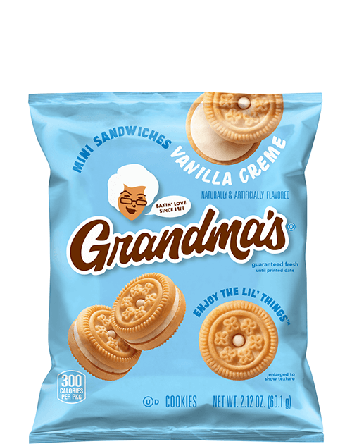 Grandma's Mini Sandwich Cremes - Vanilla