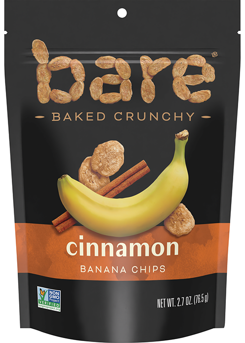 Bare Baked Crunchy Banana Chips - Cinnamon