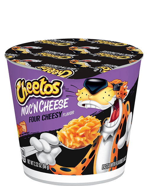 Cheetos Mac 'N Cheese Cup - Pasta With Flavored Sauce - Four Cheesy Flavor