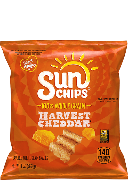 SunChips Flavored Whole Grain Snacks - Harvest Cheddar