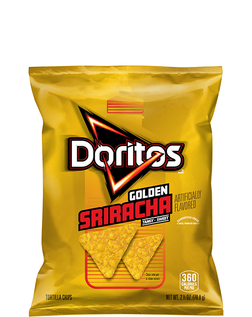 Doritos Tortilla Chips - Golden Sriracha Flavored