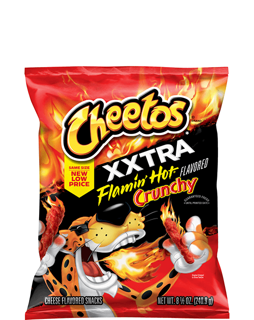 Cheetos Crunchy Cheese Flavored Snacks - Xxtra Flamin' Hot Flavored