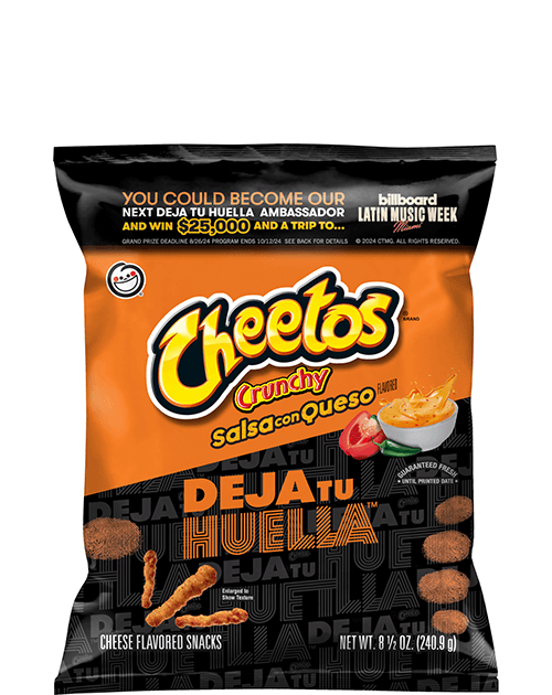Cheetos Crunchy Cheese Flavored Snacks - Salsa Con Queso Flavored