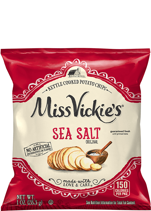 Miss Vickie's Kettle Cooked Potato Chips - Sea Salt Original