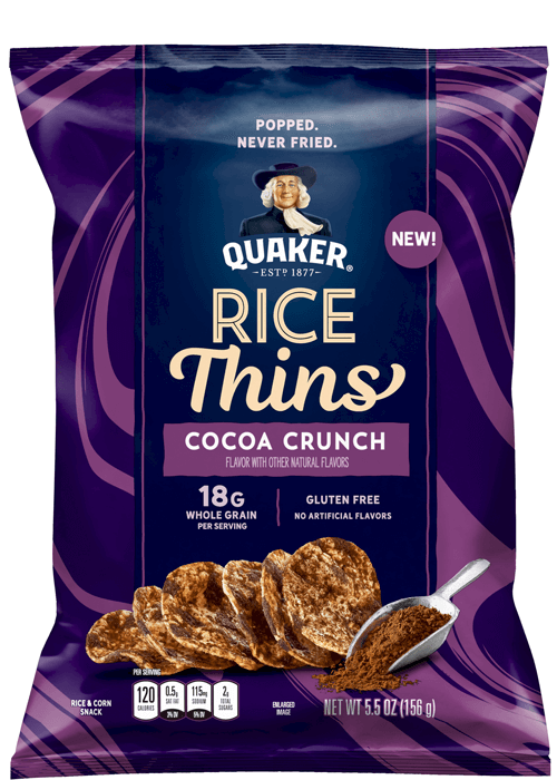 Quaker Rice Thins - Cocoa Crunch