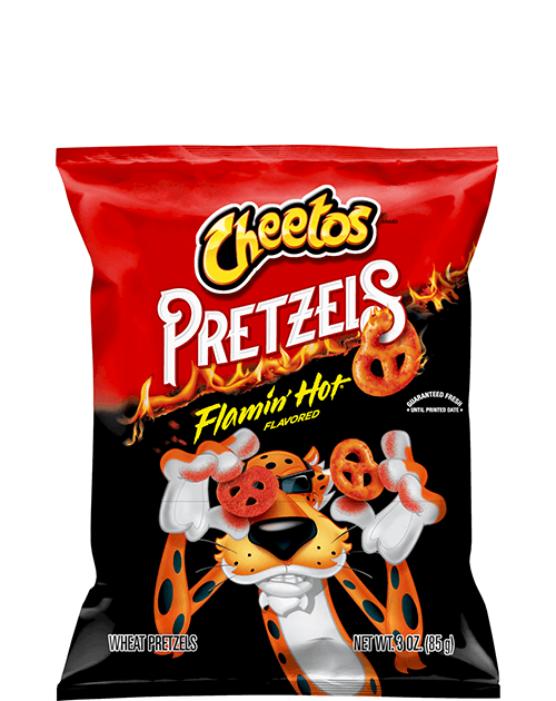 Cheetos Wheat Pretzels - Flamin' Hot Flavored