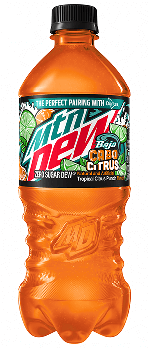 Mtn Dew Baja Cabo Citrus Zero Sugar