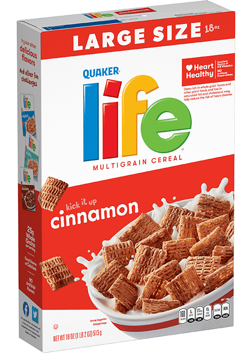 Quaker Life Multigrain Cereal - Cinnamon