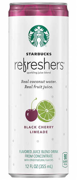 Starbucks Refreshers - Black Cherry Limeade with Coconut Water