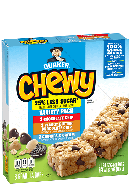 Quaker Chewy Granola Bars Barcode