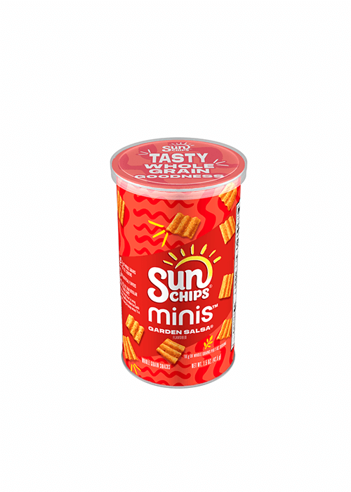 SunChips Whole Grain Snacks - Minis - Garden Salsa Flavored