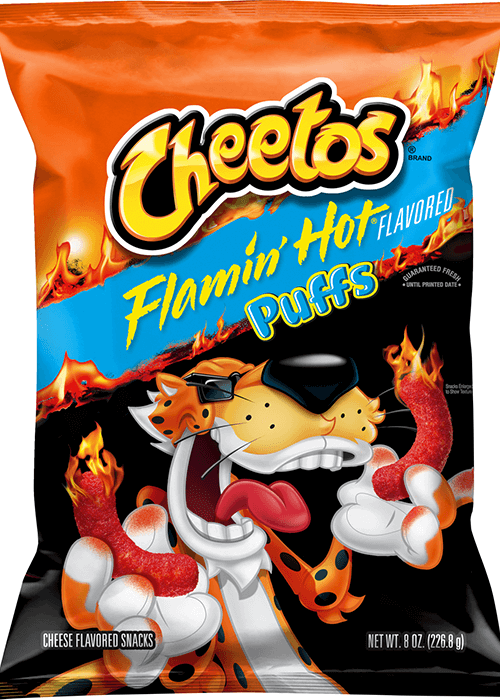Cheetos Puffs Cheese Flavored Snacks - Flamin' Hot Flavored