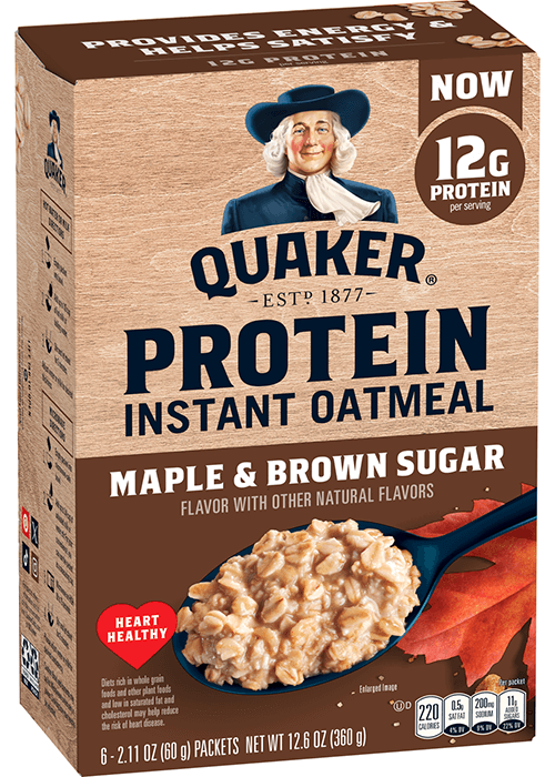 Quaker Instant Oatmeal - Protein - Maple & Brown Sugar