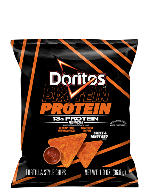 Doritos Protein Tortilla Style Chips - Sweet & Tangy BBQ Flavored
