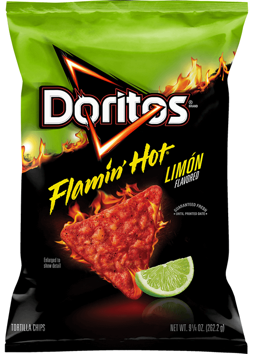 Doritos Flavored Tortilla Chips - Flamin' Hot Limón