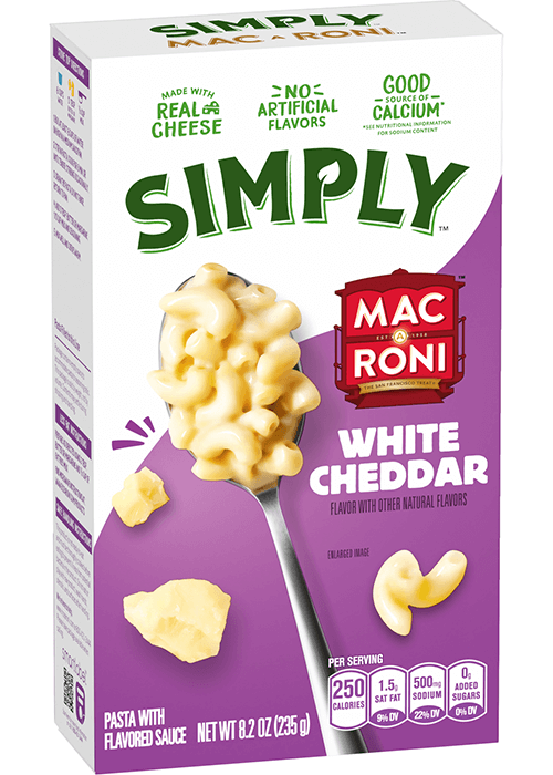 Mac A Roni Simply Pasta - White Cheddar