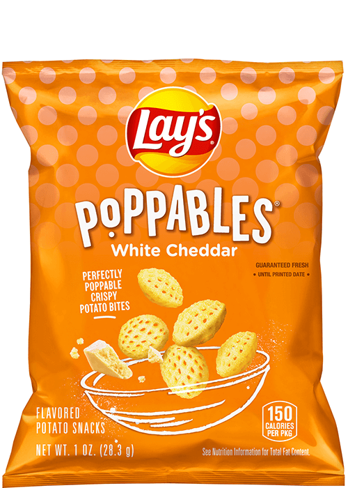 Lay's Poppables Potato Snacks - White Cheddar Flavored